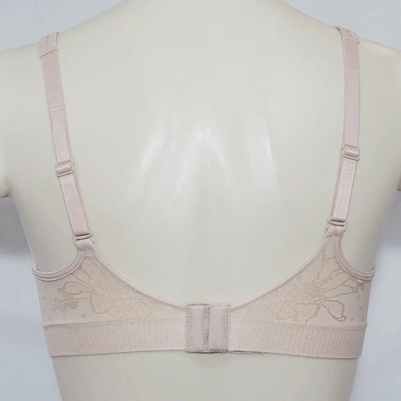XS X-SMALL Hanes HU08 HP08 G260 HC80 HB60 Wire Free Soft Cup Bra Nude NWT - Picture 3 of 5